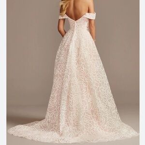 David’s bridal ballgown, wedding dress